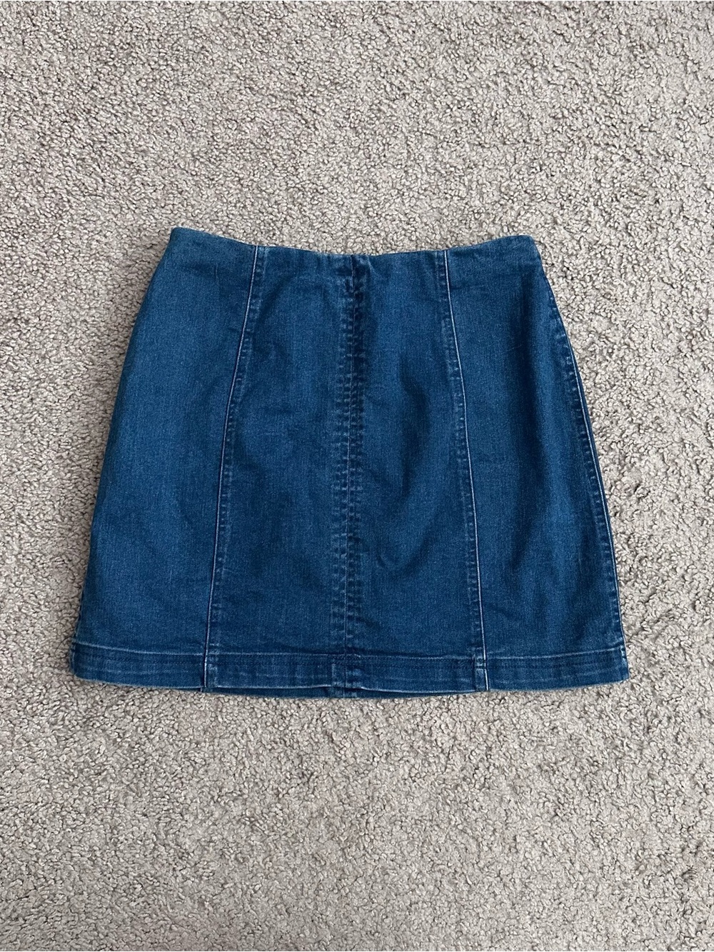 Dainty Hooligan Blue Denim Mini Skirt Womens